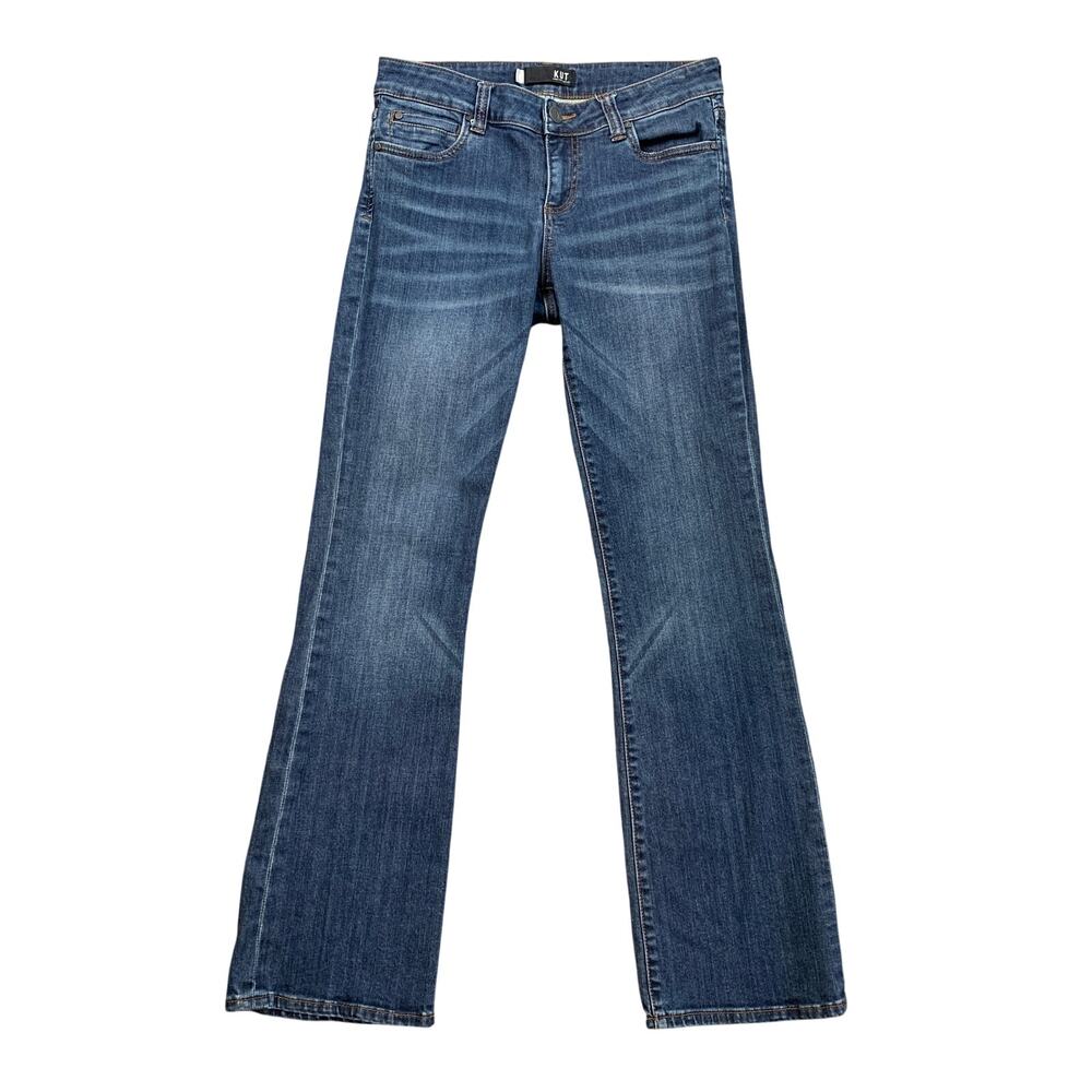 Kut From The Kloth Jeans Womens 6 Denim Natalie High Rise Bootcut Whiskered